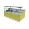 Comptoir vitrine stuart vitre droite jaune Comptoir vitrine stuart vitre droite jaune