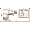 Chambre froide professionnelle 2100x2100 mm schéma moteur Chambre froide professionnelle 2100x2100 mm schéma moteur