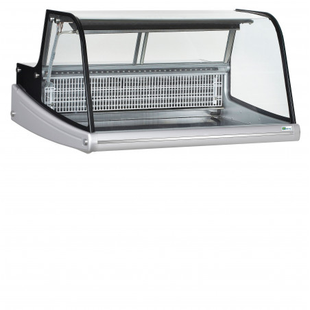 Vrijstaande vitrine zonder wagen 4 GN 1/2 containers + 2 GN 1/4 containers Vrijstaande vitrine zonder wagen 4 GN 1/2 containers + 2 GN 1/4 containers