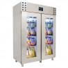 Koelkast 2 glazen deuren, Mono blok (1400 L) -Combisteel Koelkast 2 glazen deuren, Mono blok (1400 L) -Combisteel