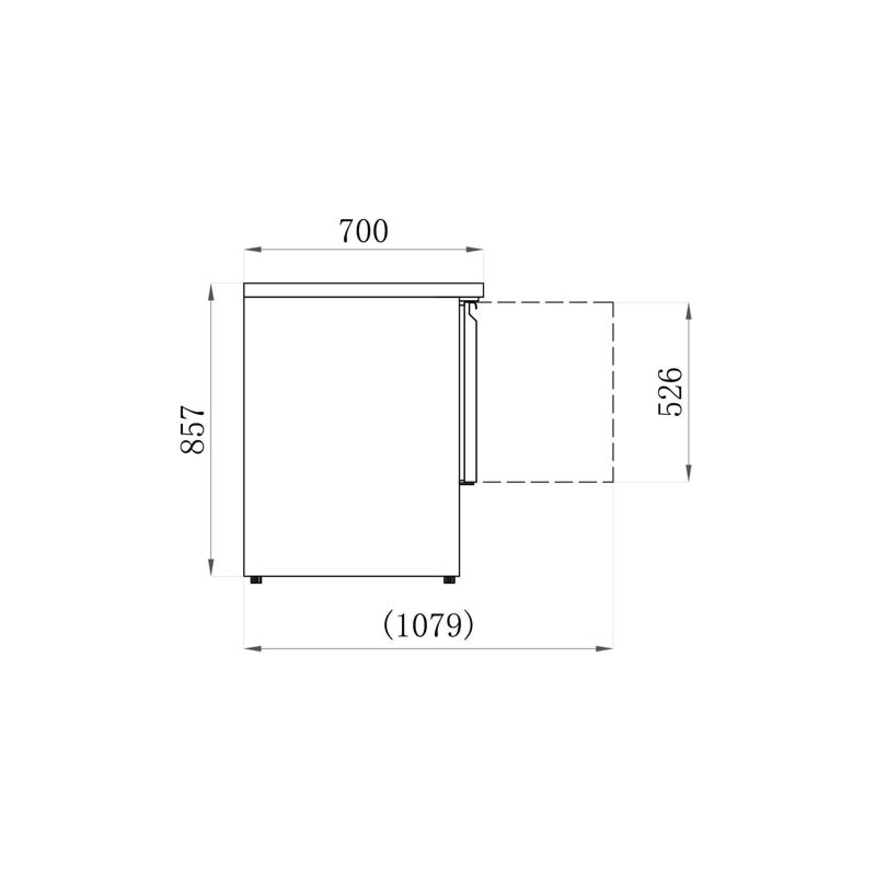 Gekoelde tafel - AAS901-2D