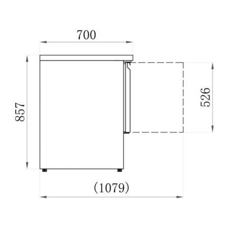 Gekoelde tafel - AAS901-2D